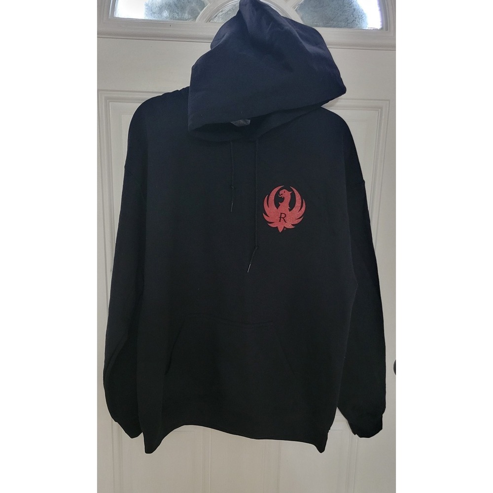 Gildan Ruger Firearms graphic hoodie Color Black Size L NWT